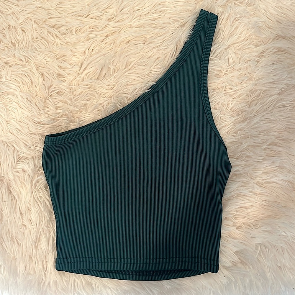 Kids one sleeve cropped shirt